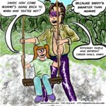 Noah tells Ursula a little white lie.