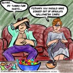 Noah may have collected the “Dad Tax” from Ursula’s candy haul, but he’s gonna pay a price for it.