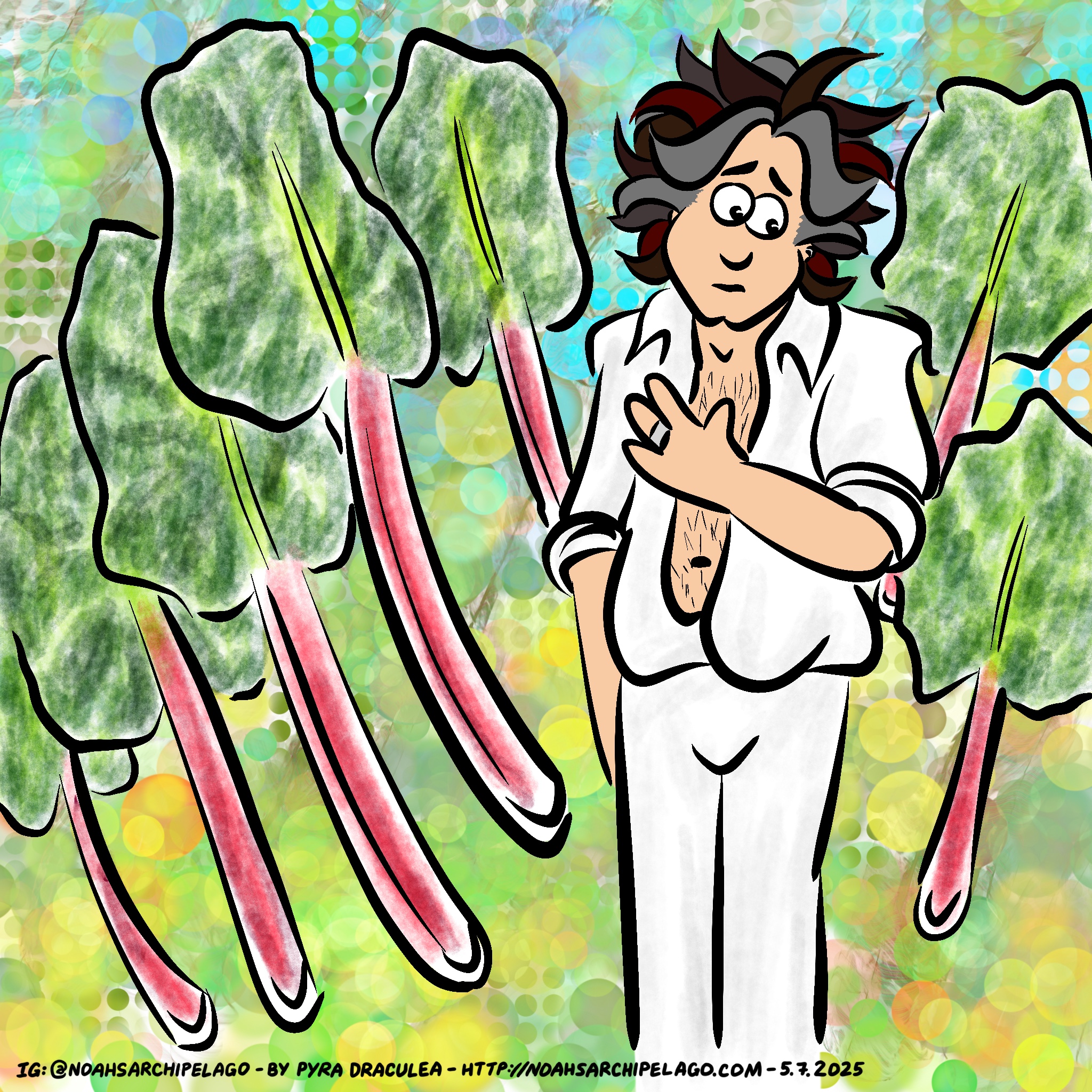 Noah Among the Rhubarb (with apologies to Klumpke).